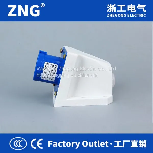 Industrial Plug Reverse 16A 2P+PE, Industrial Plug Wall Mount, Industrial Inlet Appliance photo-3
