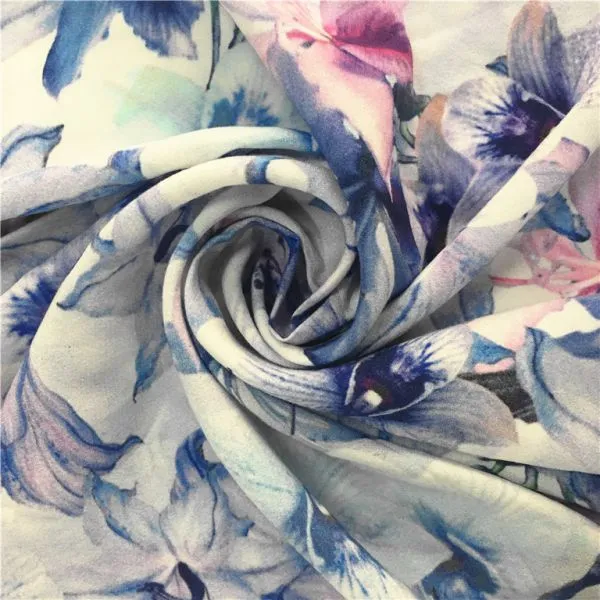 Most Popular Fashionable Custom Digital Printed Plain Rayon Fabric photo-4