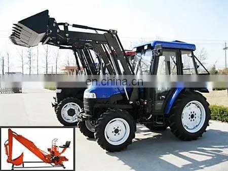 Cheap Tractor 504 With Front Loader and Backhoe photo-2