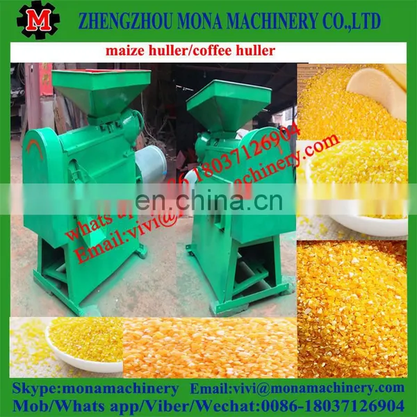 Maize Dehuller With Polisher, Maize Corn Dehulling Machine, Corn Peeling Machine photo-2