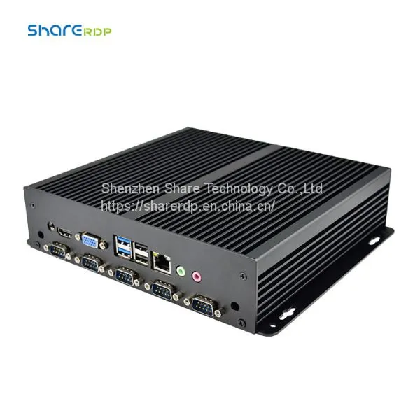 Fanless Industrial PC 10*COM Ports Mini Computer Celeron J1900 Mini Desktop PCwith LPT and Serial Parallel Port photo-3