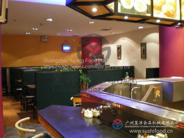 Fashion Beautiful Color Conveyor Belt System / Rotary Food Delivery System photo-4