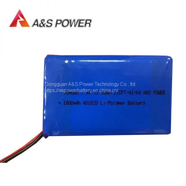 Lithium Battery Pack 2S 704060 7.4V 1800mAh Lipo Battery Manufacturers Lithium Iron Phosphate Battery From Factory