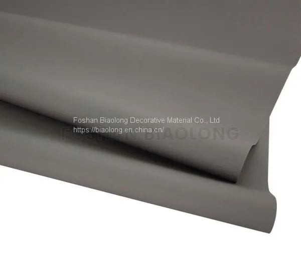 Moisture-proof Soft Touch Plain Color PVC Plastic Film Roll for Wardrobe Decoration