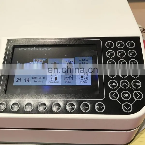 K8001 Double Beam Color Screen UV VIS Spectrophotometer Portable China Price photo-3