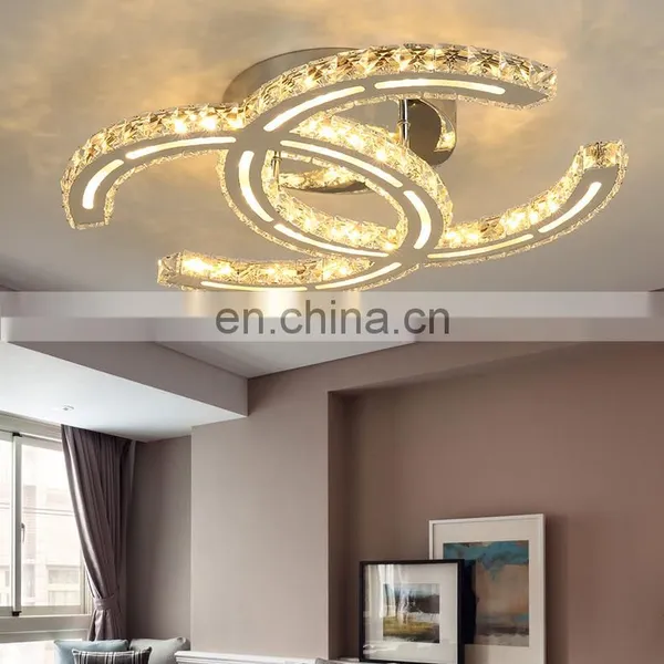 Modern Home Ceiling Light Fixture Pendant Light Led Crystal Chandeliers Lighting photo-2