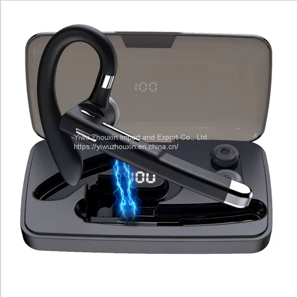 Bluetooth 5.0 Hanging Ear Long Standby Sports Wireless Business Headset photo-2