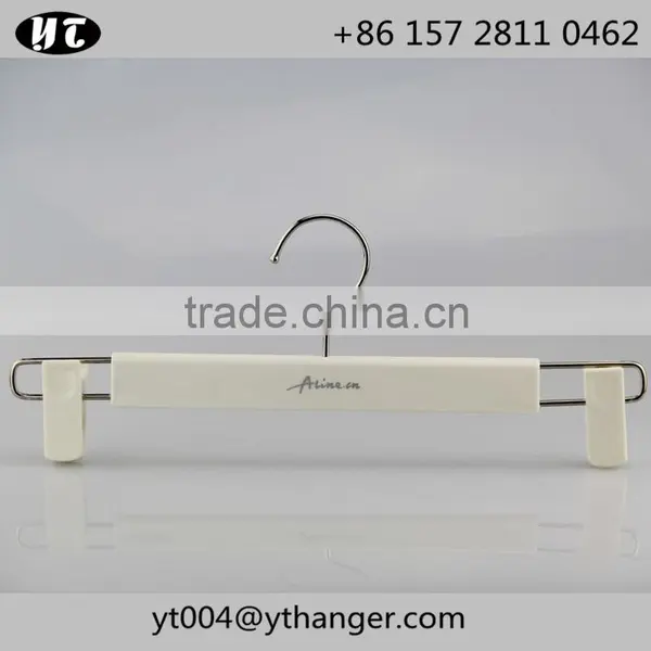 Matched Set Plastic Hanger White Hanger and Pants Hanger photo-3