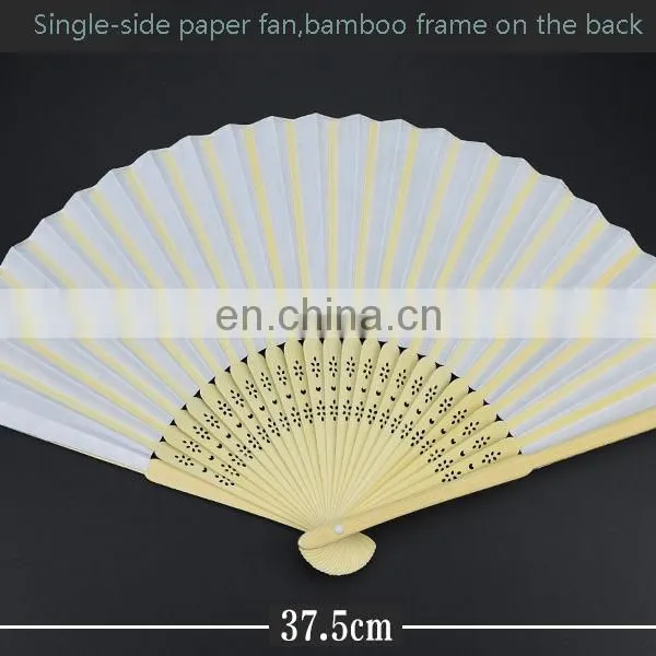 Custom Decorations Single-sided Folding Fan Bamboo Silk Cloth Lady Fan With Tassels photo-5
