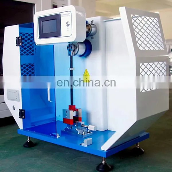 XJJD-50T Non-metallic Material Touch Screen Display PLC Control Plastic Charpy Impact Testing Machine photo-2