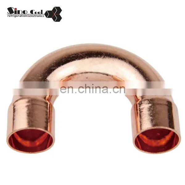 Copper 180 Degree Elbow U Bend Pipe for Refrigeration Copper Fitting Return Bend (CXC) Copper Elbow photo-3