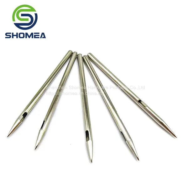 Shomea Customized Thin Wall Stainless Steel Cut Slot Needle Cannula With Pencil Point Tip photo-4