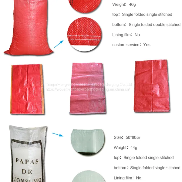 Factory Direct Sale pp Woven Bag Cheapest and Best White Flour Bag photo-4