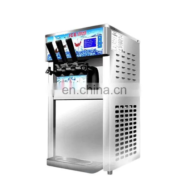 Hot Sale High Quality Wholesale Commercial Stand & Table Top Ice Cream Machine 3 Flavor Soft Serve Ice Cream Maker Machine photo-5