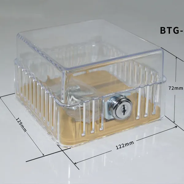 Transparent plastic thermostat guard BTG-EK