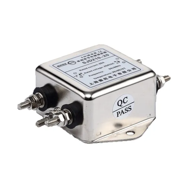 Saiji SJD210D DC Dual Stage Power Filter EMI Anti-interference Purifier 12V24V 200V
