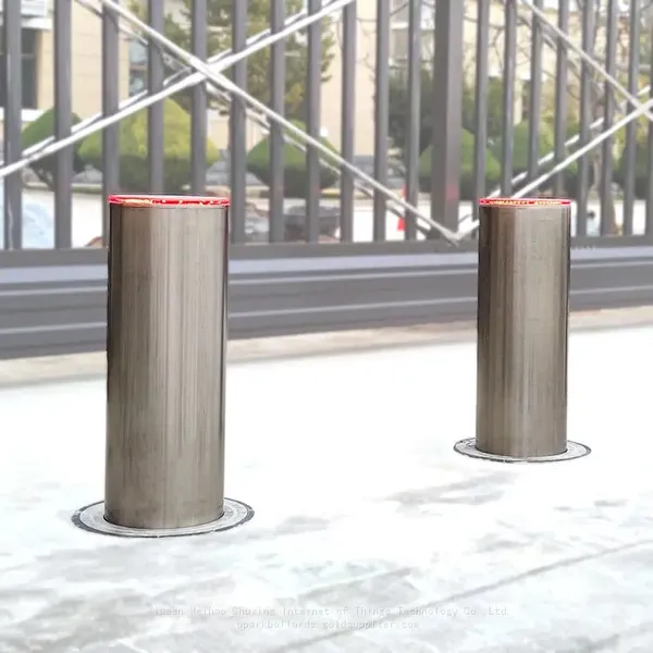 UPARK Anti-theft Prevent Violent Collision Telescopic Light Bollard Automatic With Mini Box Driveway Metal Post photo-5