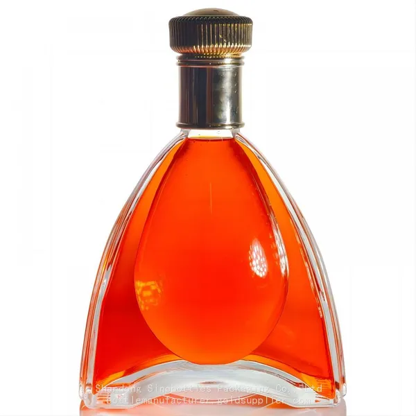 700ml 980g Premium Bar Top Whiskey Bottle XO Bottle Wholesale Gold Supplier SinoBottles Packaging photo-4