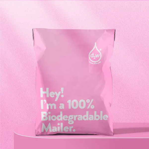 Biodegradable Poly Mailer Custom Logo Printed Courier Shipping Package Postage Bags Polymailers photo-4