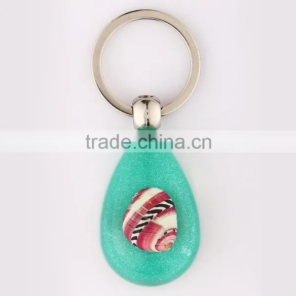2016 Hot Selling Keychain With Real Sealife Red Shell photo-2