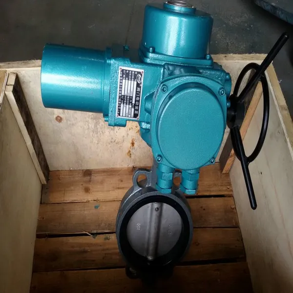 Colorful Ventilation Butterfly Valve With Durable Worm Gear Drive photo-2