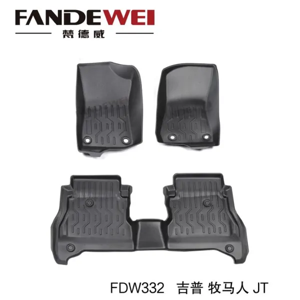 Use for JEEP WRANGLER 3D Auto Carpet Car Floor Mat Luxury Carpet Easy to Clean Anti-slip Makers Custom All Weather Zero Formaldehyde Waterproof photo-4