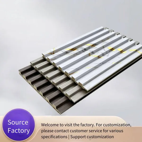Bamboo and Wood Fiber Grille Panels, Great Wall Panels, Ecological Wood tv Background Walls, Embossed Wall Panels for Indoor Use