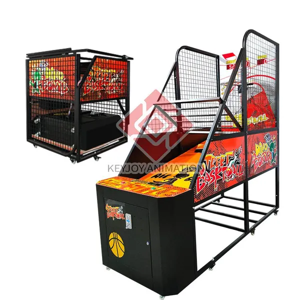 Commercial Adult Basketball Arcade Machine 2 Player Coin Operated Moving Hoop Indoor Shooting Game for Game Center Mall photo-4