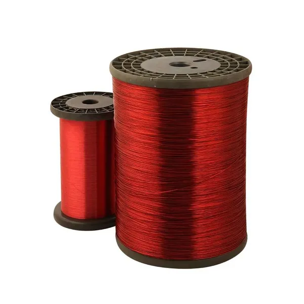 18 AWG Solid Enameled Aluminum Wire UEW for Transformer & Inductor Winding Class 130C Round Magnetic Winding Wire
