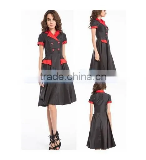 Adults Age Group and 100% Cotton Material Vintage Clothing Dress photo-5