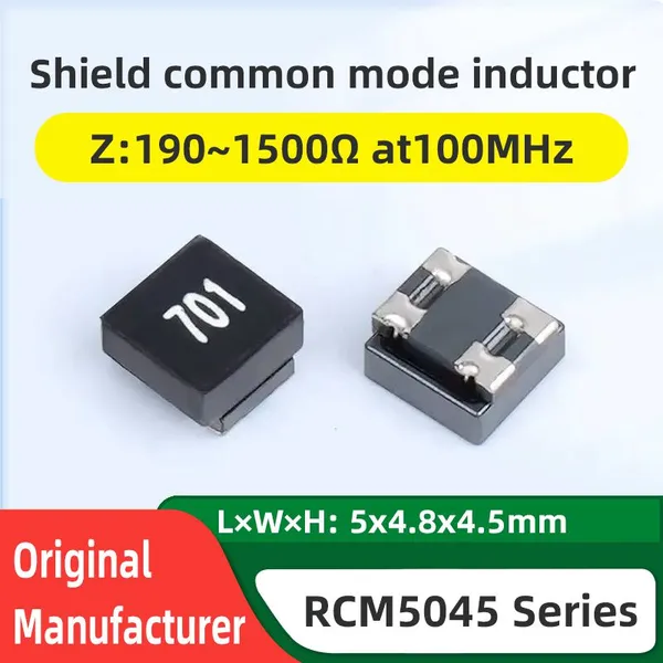 High Shielding Common Mode Choke 5045 Signal Filtering Inductor Common Mode Filter 5×4.8×4.5mm SMD