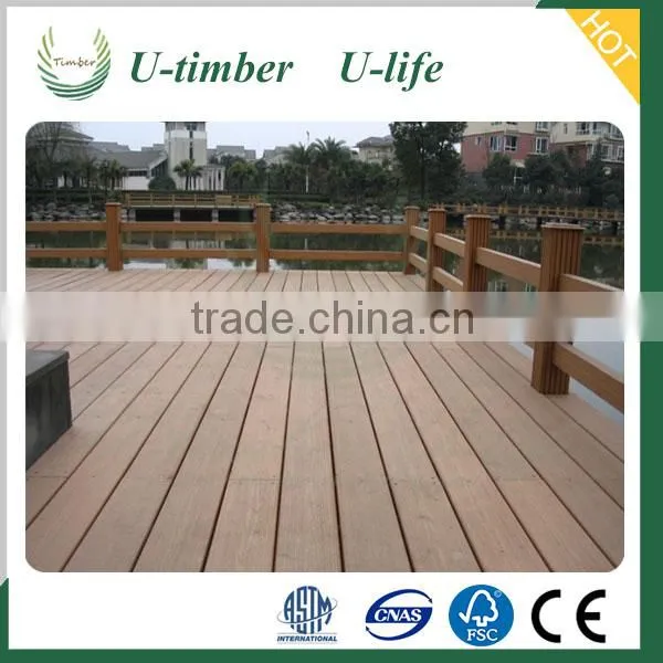 High Quality Wood Plastic Composite Boards Flooring photo-2