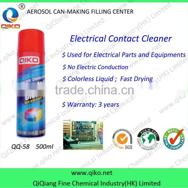 500ml Electronic Contact Cleaner/Contact Cleaner Aerosol QQ-58 photo-2