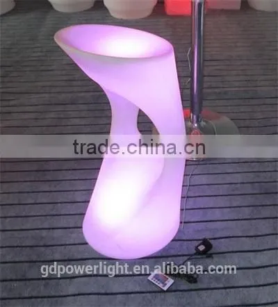 New Fashion Led PE Bar Stool Chair With Remote Control photo-6