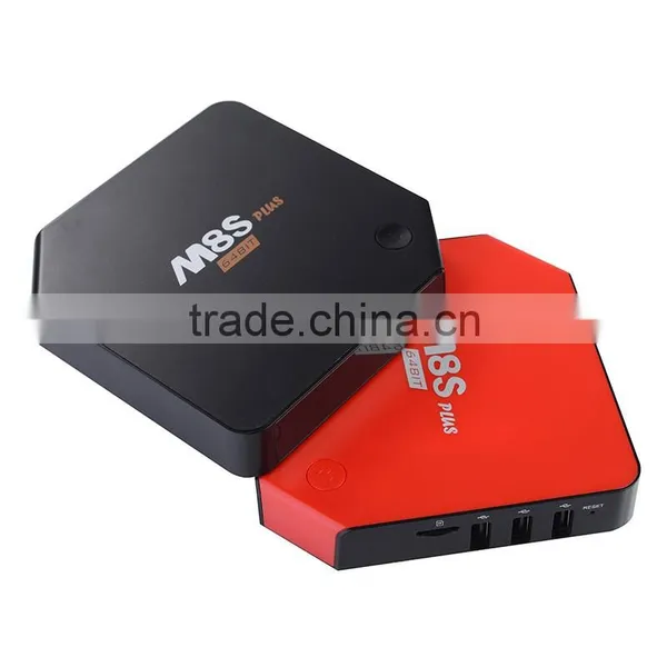 Vensmile M8S Plus Quad Core Amlogic S905 With Android5.1 System 2G,16G Red and Black Color Choose S905 tv Box S905 M8S Plus photo-2