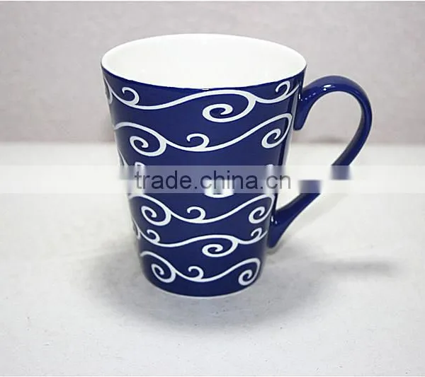 Cheap Glow Ceramic Glaze Coffee Mugs With Spoon photo-5