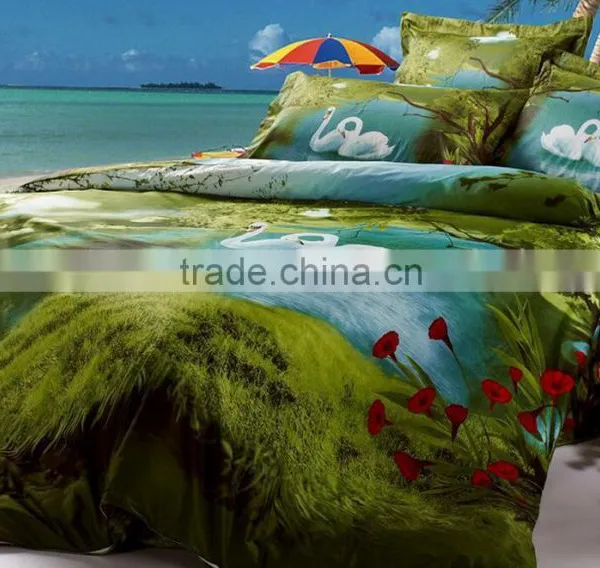 High Quality 100% Cotton Custom 3D Animal Printing Bed Set photo-6