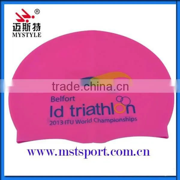 National Race Swimming Cap Silicone Fish photo-4
