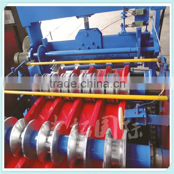 Galvanized Steel Roof Sheet Roll Forming Machinery Line With Automatic Working System photo-4