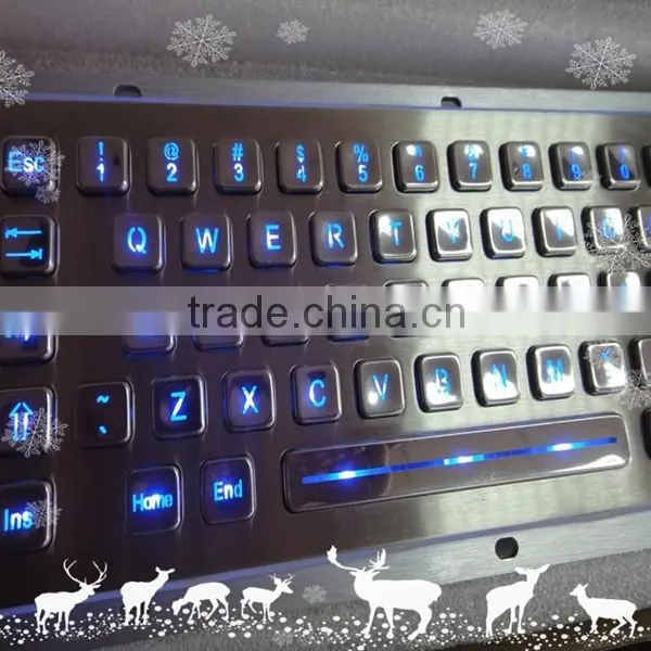 Backlit Mechanical Metal Keyboard Illuminated Keyboard