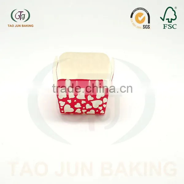 Food Grade Disposable Square Paper Baking Cups for Cakes Tool photo-4