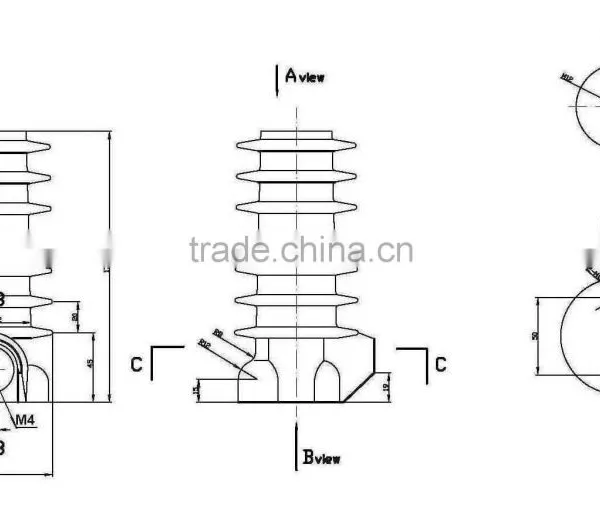 Manufacturer Supply 175mm Height CG3 Capacitive Isolator photo-2