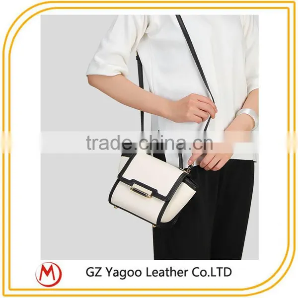 Wholesale PU Leather Women Bags Trendy Trapeze Bags Fashion Casual Lock Handbags Supplier's Choice photo-4