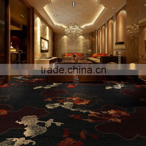 Luxury Leaf Pattern Carpet for the Hotel