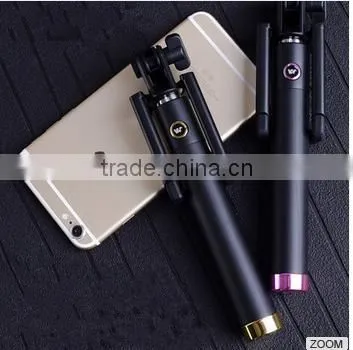 Best Selling 2015 Foldable Extendable Mini Selfie Stick New Cable Take Pole Selfie Stick,wired Selfie Stick