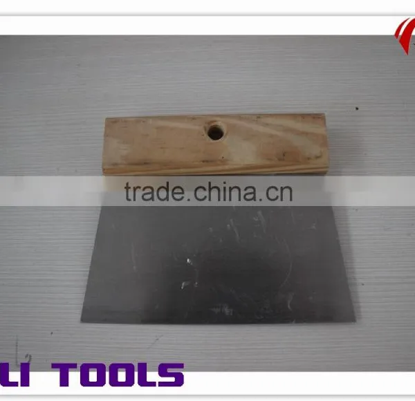 Carbon Steel Blade Scraper With Wooden Handle photo-2