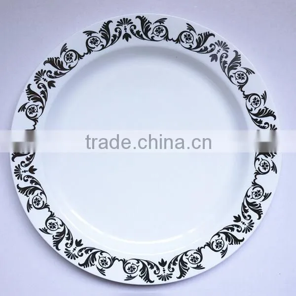7.5'' Round Disposable Plastic Plate Hot Stamping photo-2