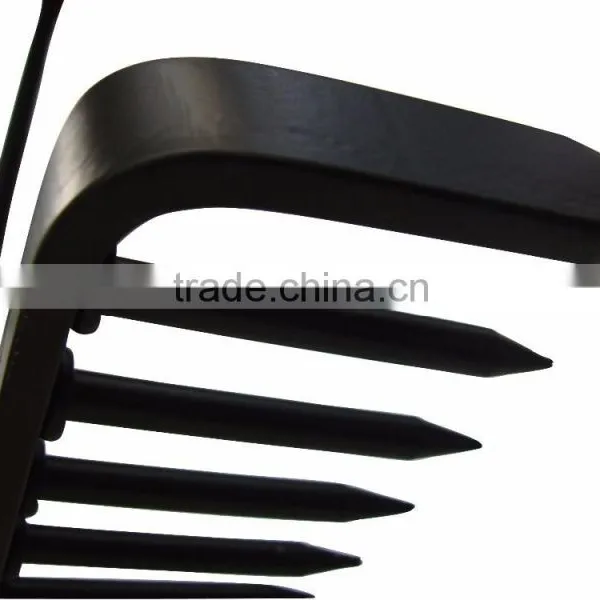 16 Teeth Wooden Handle Steel Garden Rake photo-2