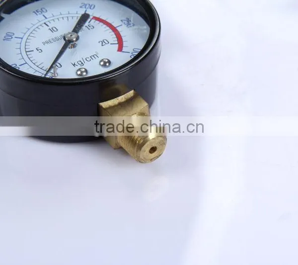 Special Design Durable Light Weight Easy To Read Clear File 1inch 23mm 25mm Small Mini Pressure Gauge photo-2