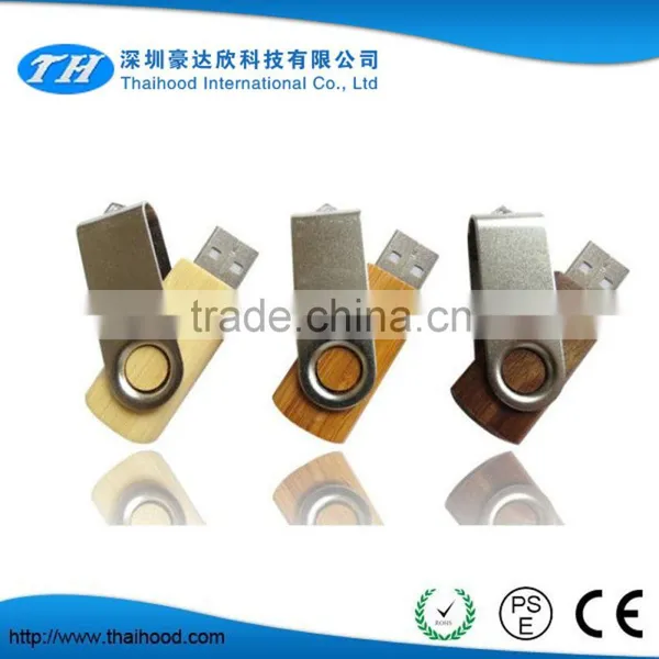 Colorfull Twister Usb Flash Drive Swivel Usb Stick Made for Wooden photo-2
